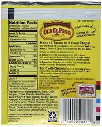 Maybe you would like to learn more about one of these? Amazon Com Old El Paso Hot Spicy Taco Seasoning Mix Original 1 Oz Pack Of 32 Mexican Seasoning Grocery Gourmet Food