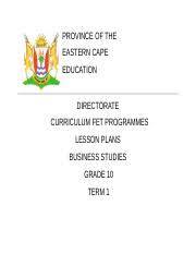 All of our lessons are designed around themes engaging and relevant to secondary learners and can be used to complement your school curriculum, giving students an opportunity to develop their english language and skills in motivating and enjoyable ways. 24 52 T3 Bus Stud Lesson Plan Gr 11 E L Province Of The Eastern Cape Education Directorate Curriculum Fet Programmes Lesson Plans Business Studies Course Hero