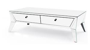 Frame with dark metallic finish; Lave Mirrored Coffee Table