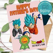 Maybe you would like to learn more about one of these? Dragon Ball Goku Father S Day Card Diy Bobotemp