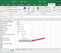 How To Create A Checklist In Microsoft Excel Microsoft Excel Tutorial Excel Shortcuts Microsoft Excel Formulas