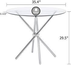 Check spelling or type a new query. Buy Dining Table Set For 4 Modern Kitchen Table And Chairs For Small Space Round Glass Dining Table Faux Leather Dining Room Chairs Set Of 5 Pieces Easy Assembly For Home Business Table 4 White Chairs Online In
