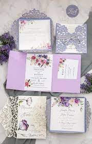 Purple Wedding Invitations By Elegant Wedding Invites Elegantweddinginvites Purple Wedding Invitations Wedding Invitations Romantic Wedding Colors Purple