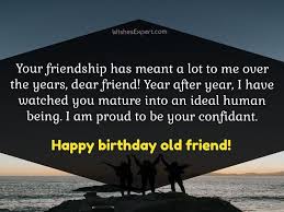 Birthday Wishes For Old Friendship Happy Birthday Old Friend Birthday Wishes With Images In 2020 Happy Birthday Old Friend Happy Birthday Friend Birthday