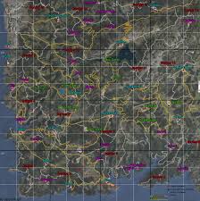 Scum Maps Loot Towns Police Stations Points Of Interest More Scum Map Police Station