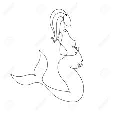 483 best woman silhouette free brush downloads from the brusheezy community. Pregnant Mermaid Pregnant Mermaid Fantasy Woman Vector Silhouette One Line Drawing Vector Illustration Royalty Free Cliparts Vectors And Stock Illustration Image 149775596