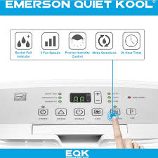 The emerson quiet kool 5,000 btu window air conditioner with mechanical rotary controls is the perfect cooling solution for your home or office. Emerson Quiet Kool 50 Pint Dehumidifier Sylvane
