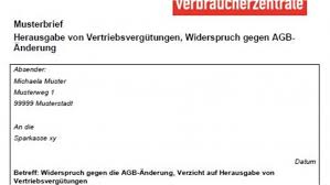 We did not find results for: Musterbrief Fur Widerspruch Verbraucherschutzer Warnen Vor Agb Anderung Bei Sparkassen