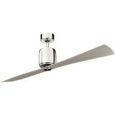 Kichler 337214tr, cooltouch basic wall control system, white. Kichler 300160pn Polished Nickel With Clear Champagne Blades Ferron 60 Ceiling Fan With Blades And Remote Control Lightingshowplace Com