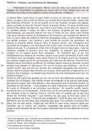 Corrige Du Bac De Francais Sur Fenelon Superprof
