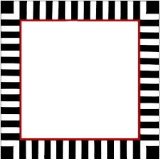Black And White Gingham Border Black And White W Red Cerceve Gunbatimlari Siyah Beyaz