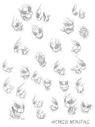 Horse Mouths By Pookyhorse Horse Drawings Horse Sketch Horse Art Drawing