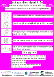 What are the signs and symptoms of breast cancer? Breast Self Exam Cards In 22 Languages Breast Cancer Hub