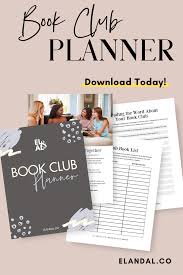 Free Book Club Planner In 2020 Book Club Printables Book Club Book Club Recommendations