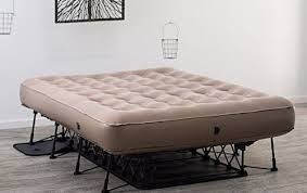 Insta Bed Ez Queen Raised Air Mattress With Neverflat Sale Outdoorfull Com Air Mattress Air Mattresses Air Bed