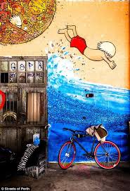 Streets Of Perth Couple S Graffiti Blog Becomes Global Sensation Free Art Bicycle Art Art