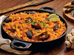 Filipino Style Seafood Paella Recipe Paella Recipe Seafood Seafood Paella Paella Recipe