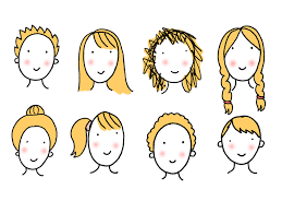 Womens cartoon hairstyle set graphics creative market 5. 8 Fun Easy To Draw Cartoon Hairstyles For Your Characters Craftsy