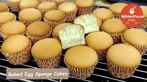 I would highly recommend reading the tips in the recipe above for what the batter should look like. Mini Baked Egg Sponge Cakes Mykitchen101en Youtube