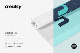 Exercise Mat Mockup Set Mat Exercises Mockup Free Psd Free Psd Mockups Templates