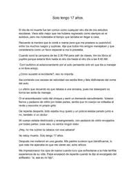 No me entienden ay, no me entienden ni yo. Calameo Solo Tengo 17 Anos Original