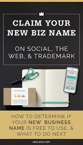 How To Trademark A Business Name Buy A Website Domain Aeolidia Website Domains Business Names New Business Names