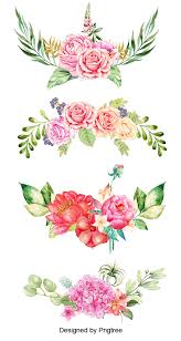 Watercolor Flowers Flower Border Flower Border Png Watercolor Flower Background