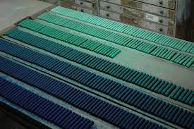 6710 Vert Paon Les Pastels Entrent Dans Leur Phase De Sechage Pastel Sets Art Tools Artist Studio