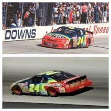 New drivers car and driver aj allmendinger aric almirola kyle larson blue shield tony stewart. Random Fact Jeff Gordon Won The 1996 Miller 500 On Orange Wheels Acquired From Steve Grissom Nascar