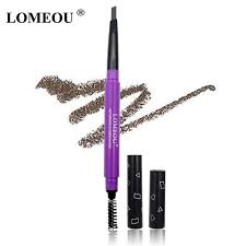 Lomeou High Quality Makeup Brows Automatic Eyebrow Pencil With Eye Brows Brush Waterproof Long Lasting Eyebrow Pencil Quality Makeup Brow Makeup