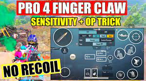 Best Pubg Mobile 4 Finger Claw In 2021 Pro 4 Finger Claw Pubg Mobile Control Sensitivity Setup Youtube