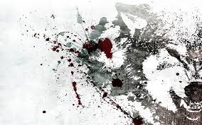 Shop unique custom made canvas prints, framed prints, posters, tapestries, and more. Hd Wallpaper Wolf Abstract Blood Splatter Hd Digital Artwork Wallpaper Flare
