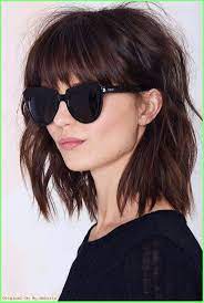 Kurzhaarfrisuren Damen Trend Frisuren Mittellang Stufig Und Mit Pony 13 Stylings Tipp Medium Hair Styles Bob Hairstyles With Bangs Long Bob With Bangs