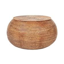 Lundy Solid Coffee Table With Storage In 2020 Rattan Coffee Table Solid Coffee Table Coffee Table With Storage
