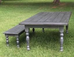 This large diy farmhouse table seats 8+ and adds gorgeous rustic charm to your home for less than $100. Gray Farmhouse Table General Finishes Design Center