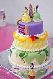 3 Tier Princess Cake Birthday Cakes Princess Birthday Cake Princess Cake Cake