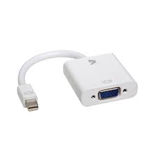 V7 Video Adapter Mini Displayport Male To Vga Female White Walmart Com Walmart Com