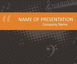 Cool Abstract Powerpoint Template With Music Notes And Piano Key On Halftone Background Use This Theme For Powerpoint Templates Class Presentation Powerpoint