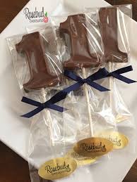 12 Number One 1 Chocolate Lollipop Candy Party Favors 1st Birthday Chocolate Lollipops Candy Party Favors Lollipop Candy