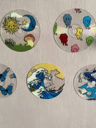 They can experiment with colour mixing and blending. Custom Hand Painted Clear Cd Decor Hobbies Toys Stationery Craft Handmade Craft On Carousell