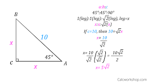 All values should be in positive values but decimals are allowed and valid. Special Right Triangles Fully Explained W 19 Examples