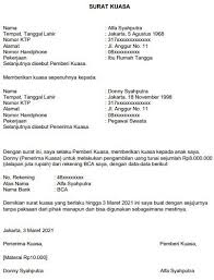 Maybe you would like to learn more about one of these? 4 Contoh Surat Kuasa Pengambilan Uang Di Bank Jalantikus