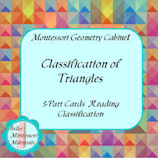 Montessori Geometry Cabinet Classification Of Triangles