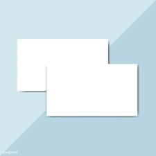 Download Premium Illustration Of Blank Business Card Design Mockup Vector Blank Business Cards Business Card Design Card Design