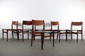 Pick up only no holds Poul Volther For Frem Rojle Danish Modern Teak Dining Chairs Set Of S Abt Modern