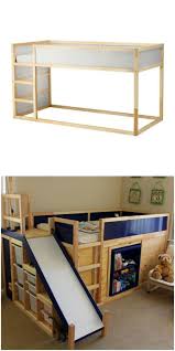 These 35 Ikea Product Hacks Are So Brilliant You Ll Wish You Thought Of Them Small Kids Room Ikea Bed Ikea Loft Bed
