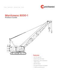 8000 1 manitowoc cranes pdf catalogs technical