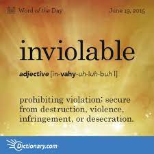 Inviolable Uncommon Words Unusual Words Cool Words