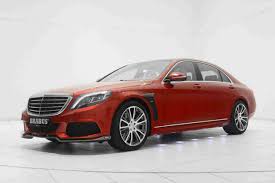 Brabus Unwraps A Cherry Mercedes S Class For Christmas Mercedes S Class S Class Mercedes