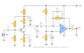 Check spelling or type a new query. Rangkaian Penguat Depan Pre Amp Microphone Dynamic Elektronika Bersama